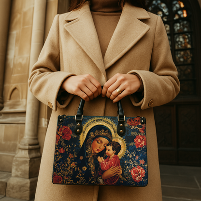 Cathology Blessed Mother and Child Handbag
